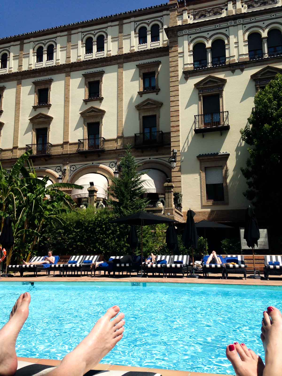 Poolside at Hotel Alfonso XII